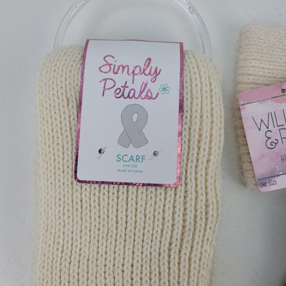 New Lot Womens Willow & Ruby Mittens, Headwrap Ear Warmer & Simply Petals Scarf - Picture 2 of 8
